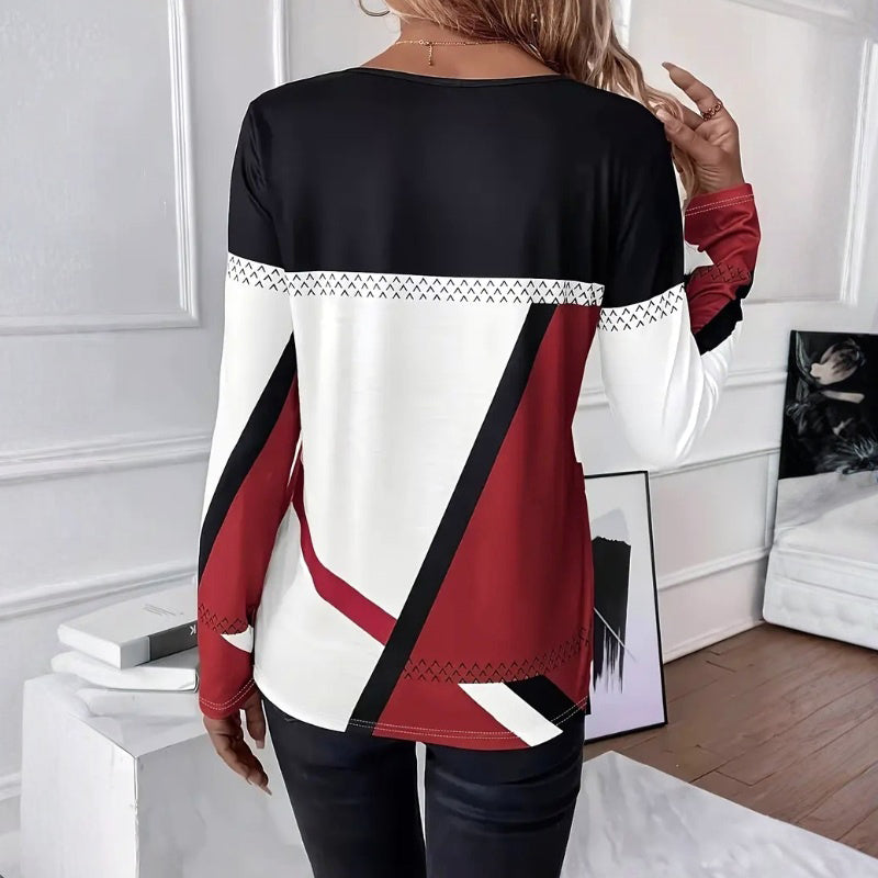 Casual Colour Block T-Shirt