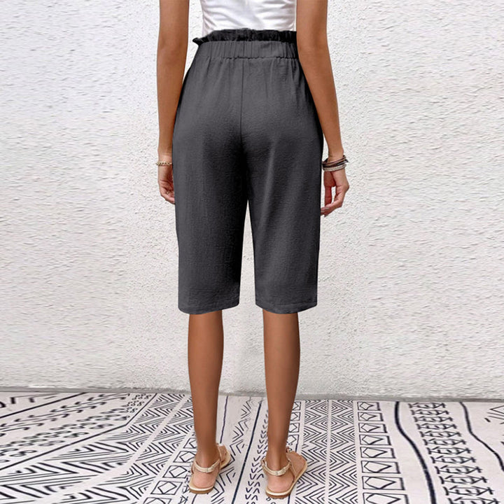 【Cotton And Linen】Solid Colour Casual Pants