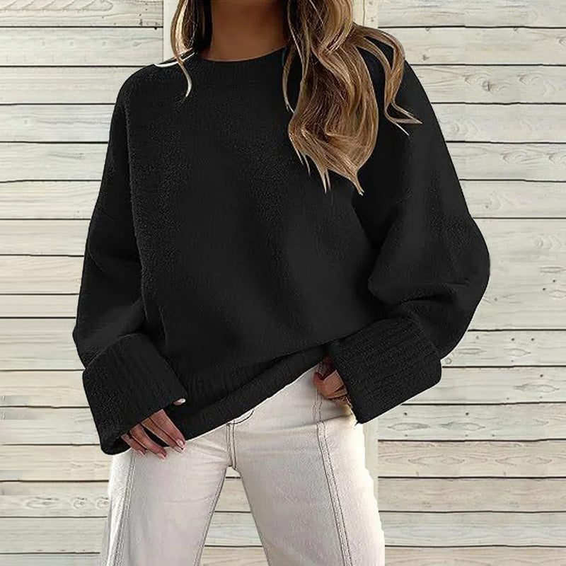 Casual Solid Colour Sweater