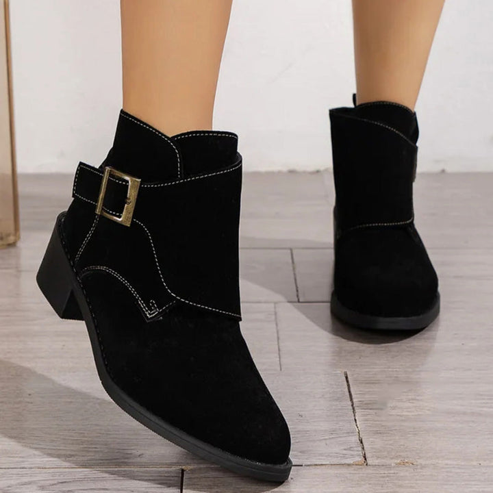 Vintage Chunky Heel Boots
