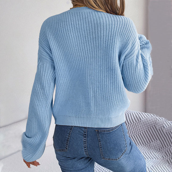 Casual Cable Knit Sweater