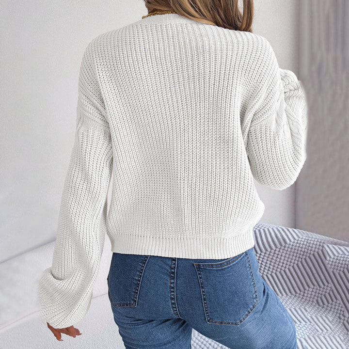 Casual Cable Knit Sweater