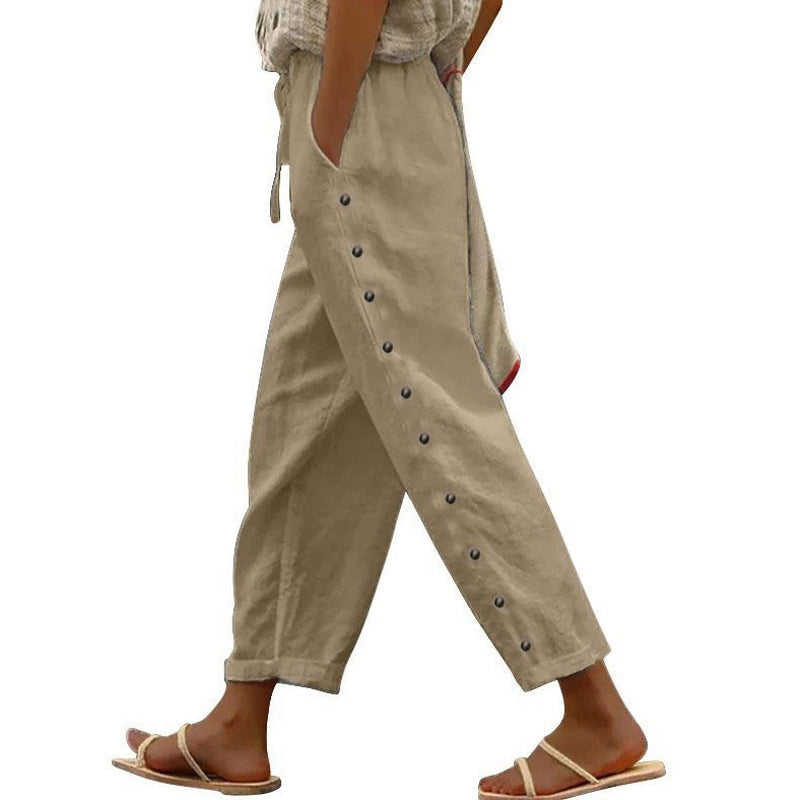 【Cotton And Linen】Comfortable Casual Trousers
