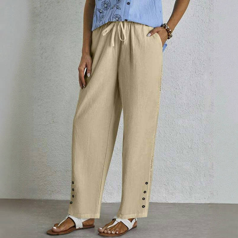 【Cotton And Linen】Comfortable Casual Trousers