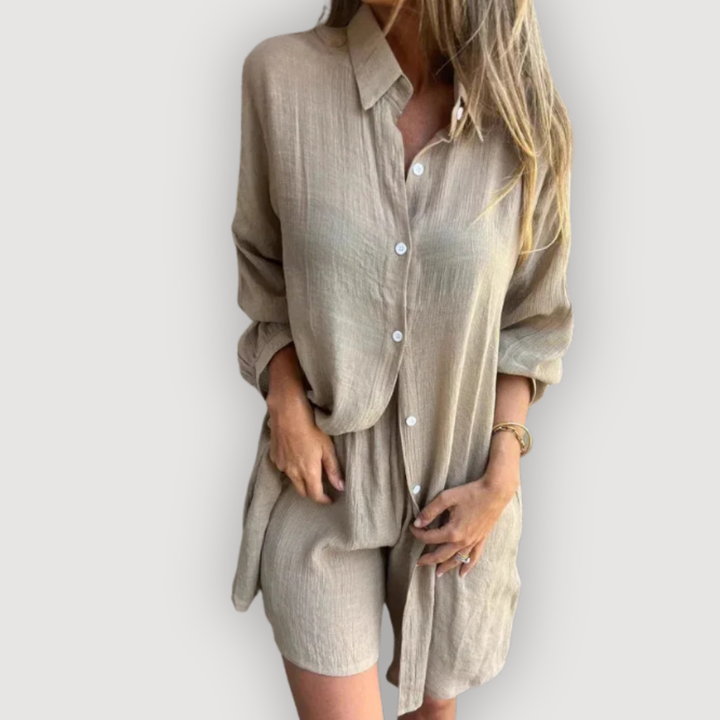 Danielle – Linen Short Ensemble