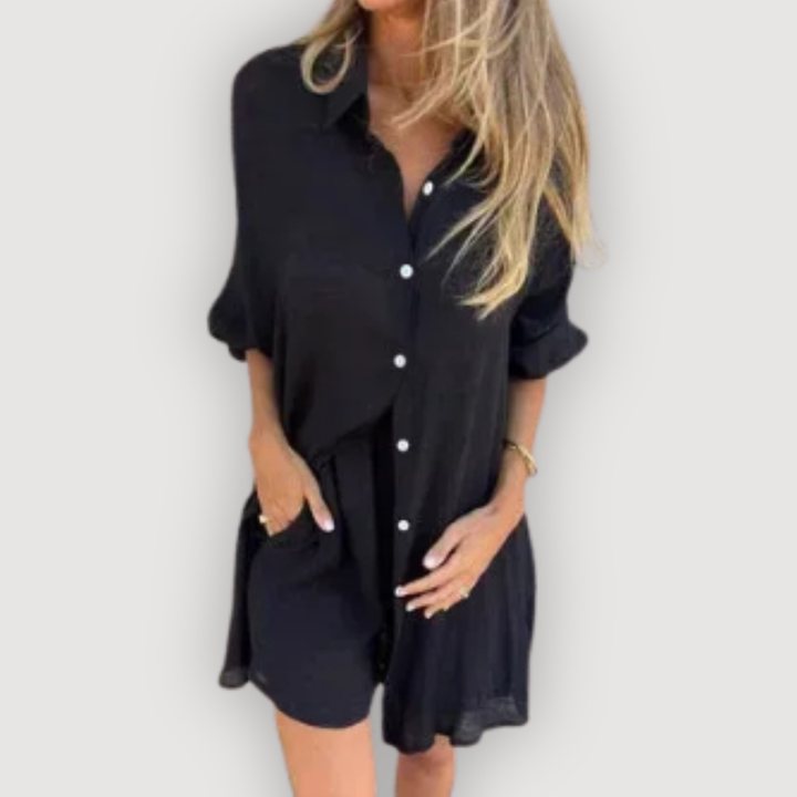 Danielle – Linen Short Ensemble