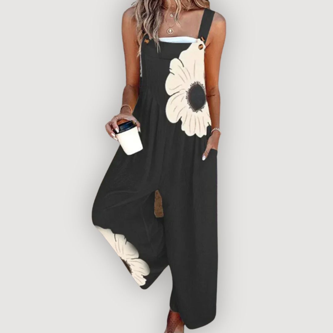 JENICA – Floral Print Jumpsuit