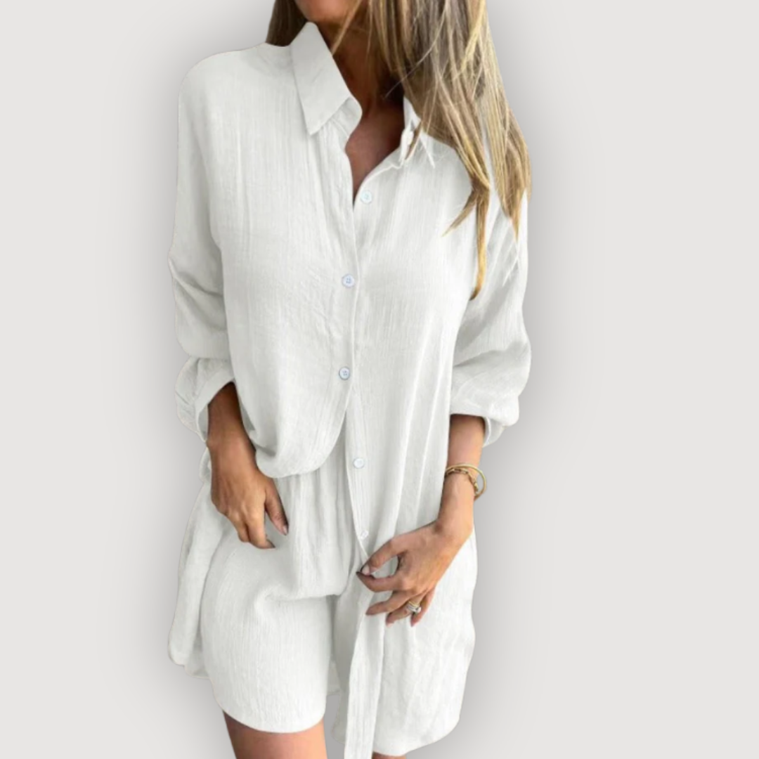 Danielle – Linen Short Ensemble