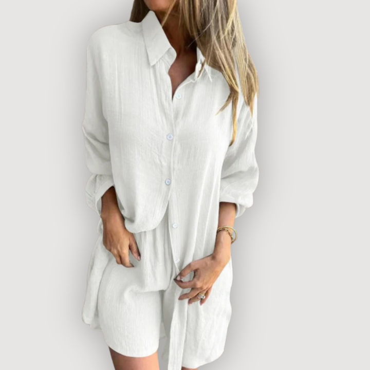 Danielle – Linen Short Ensemble
