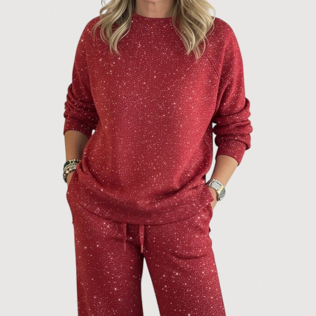 ALENNA – GLITTER LOUNGE SET