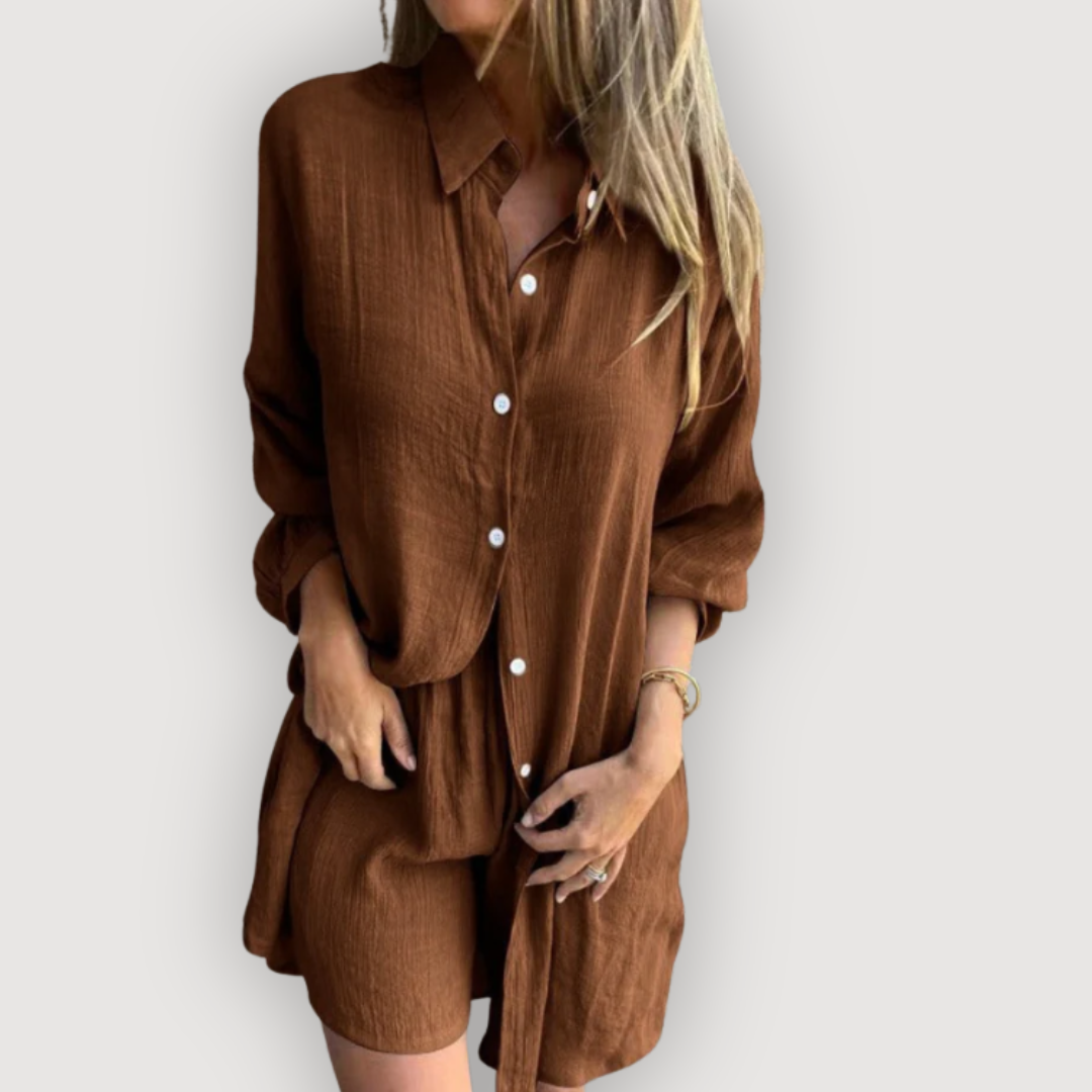 Danielle – Linen Short Ensemble