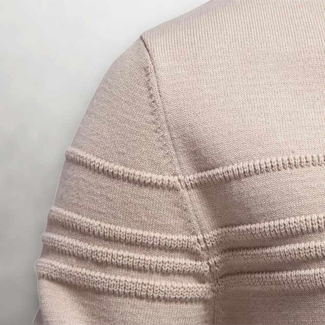 Thierry | Grid-Knit Cotton Sweater