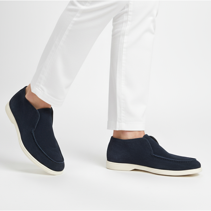 High Suede Loafers