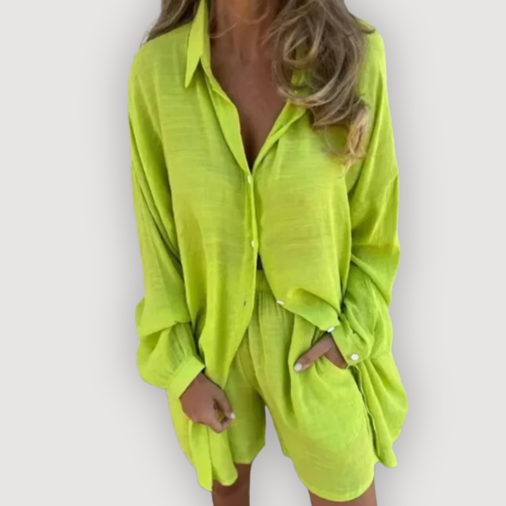 Danielle – Linen Short Ensemble