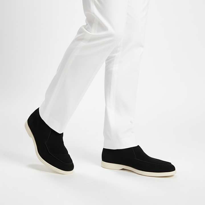 High Suede Loafers