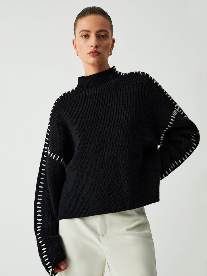 Paula | Oversized Neck Sweater
