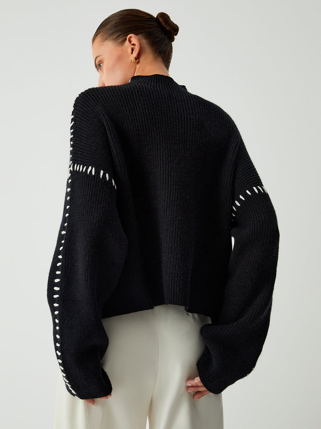 Paula | Oversized Neck Sweater