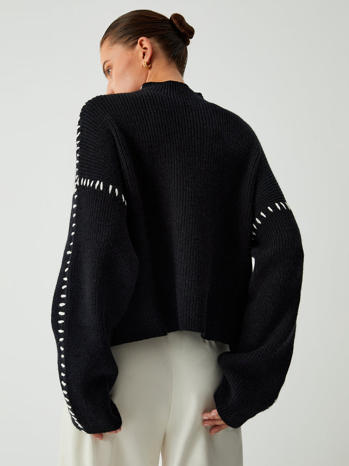 Paula | Oversized Neck Sweater
