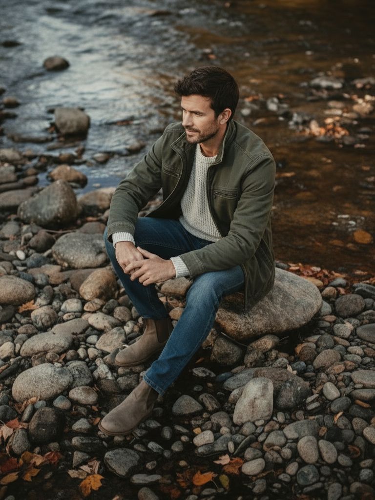 Victor | Valmont Vintage Olive Field Jacket Limited Edition