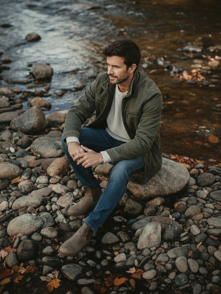 Victor | Valmont Vintage Olive Field Jacket Limited Edition