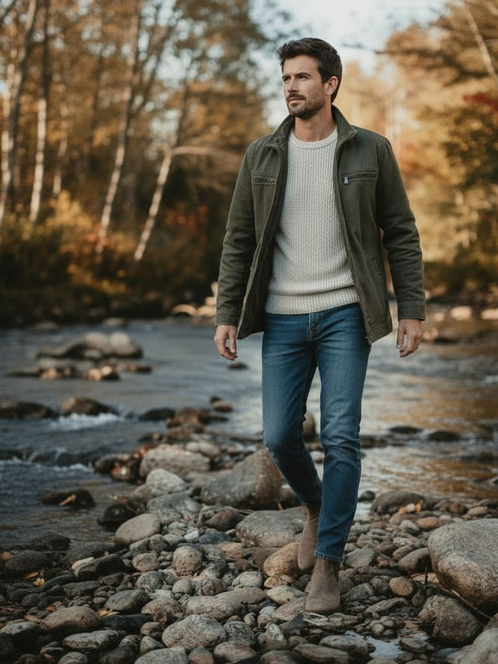 Victor | Valmont Vintage Olive Field Jacket Limited Edition