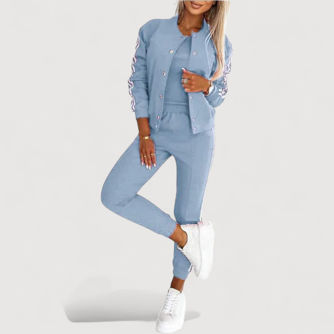 Janelle – Striped Relaxation Set