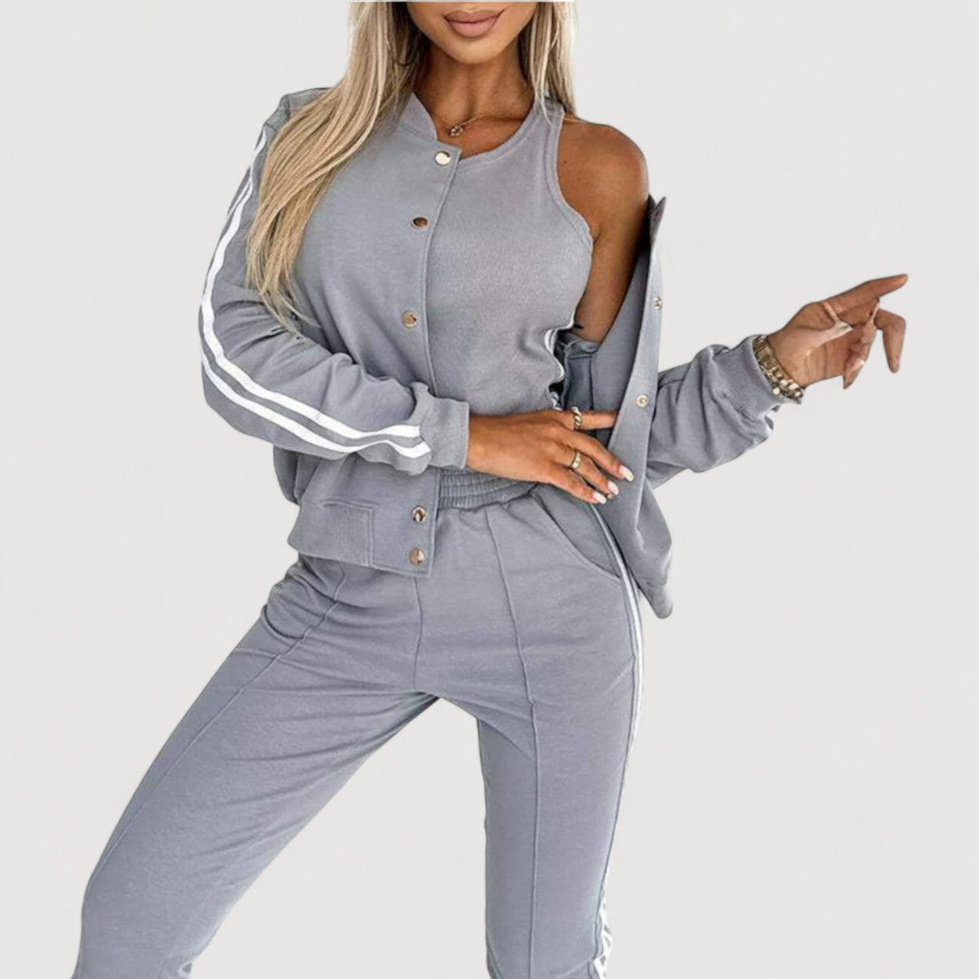 Janelle – Striped Relaxation Set