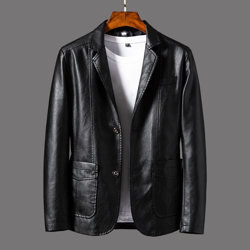 Lorenzo Vitali Leather Moto Jacket