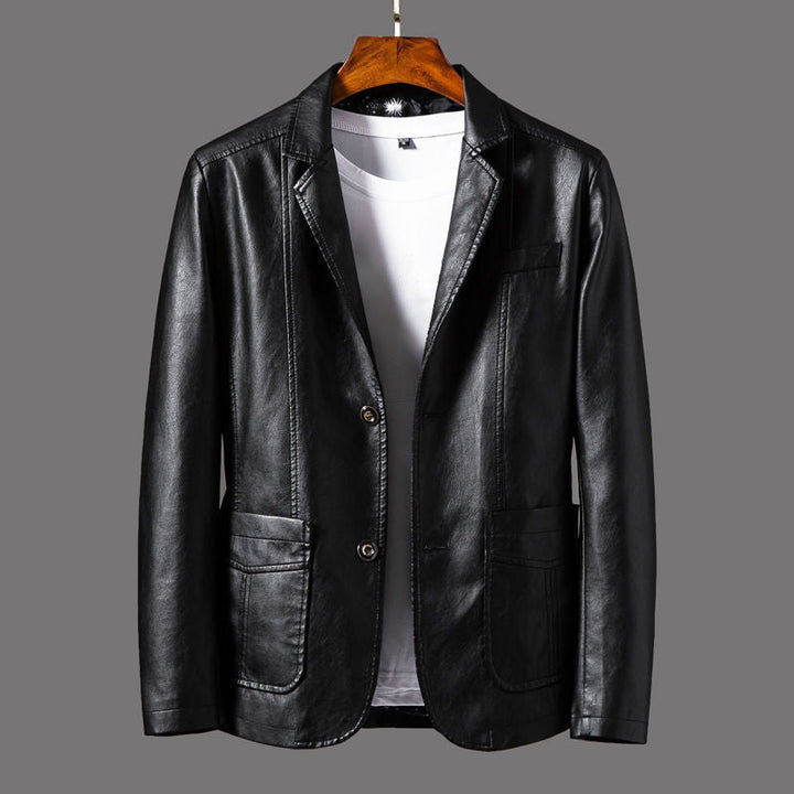 Lorenzo Vitali Leather Moto Jacket