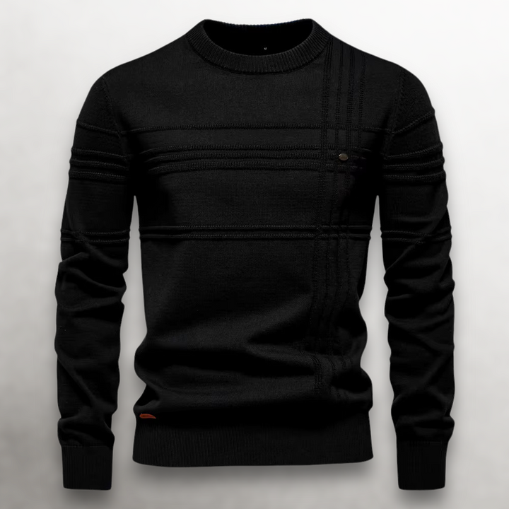Thierry | Grid-Knit Cotton Sweater
